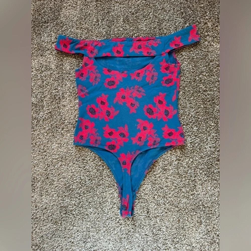 Free People So Much Off Shoulder Bodysuit Size M